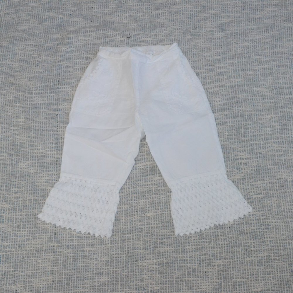 Gretty Zueger Girl's White Pants Size 4